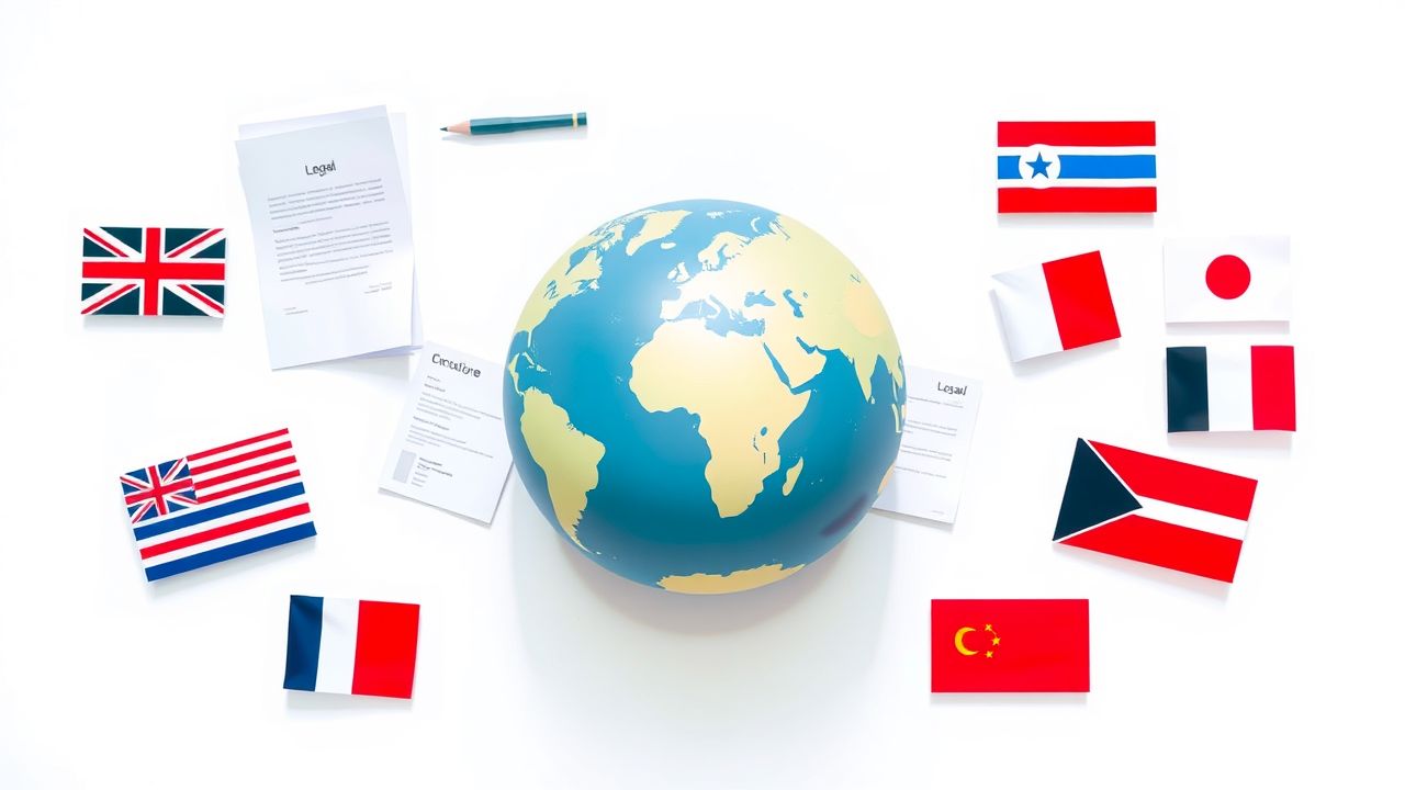 Een afbeelding die de internationale samenwerking in het beheer van een divers personeelsbestand illustreert.